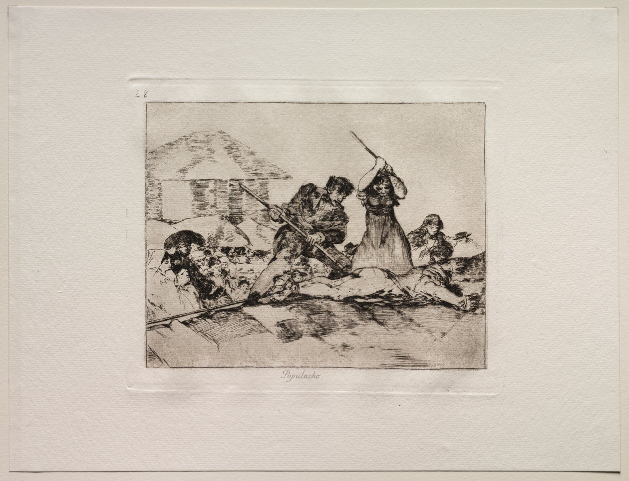 Os Horrores da Guerra: Rabble de Francisco de Goya
