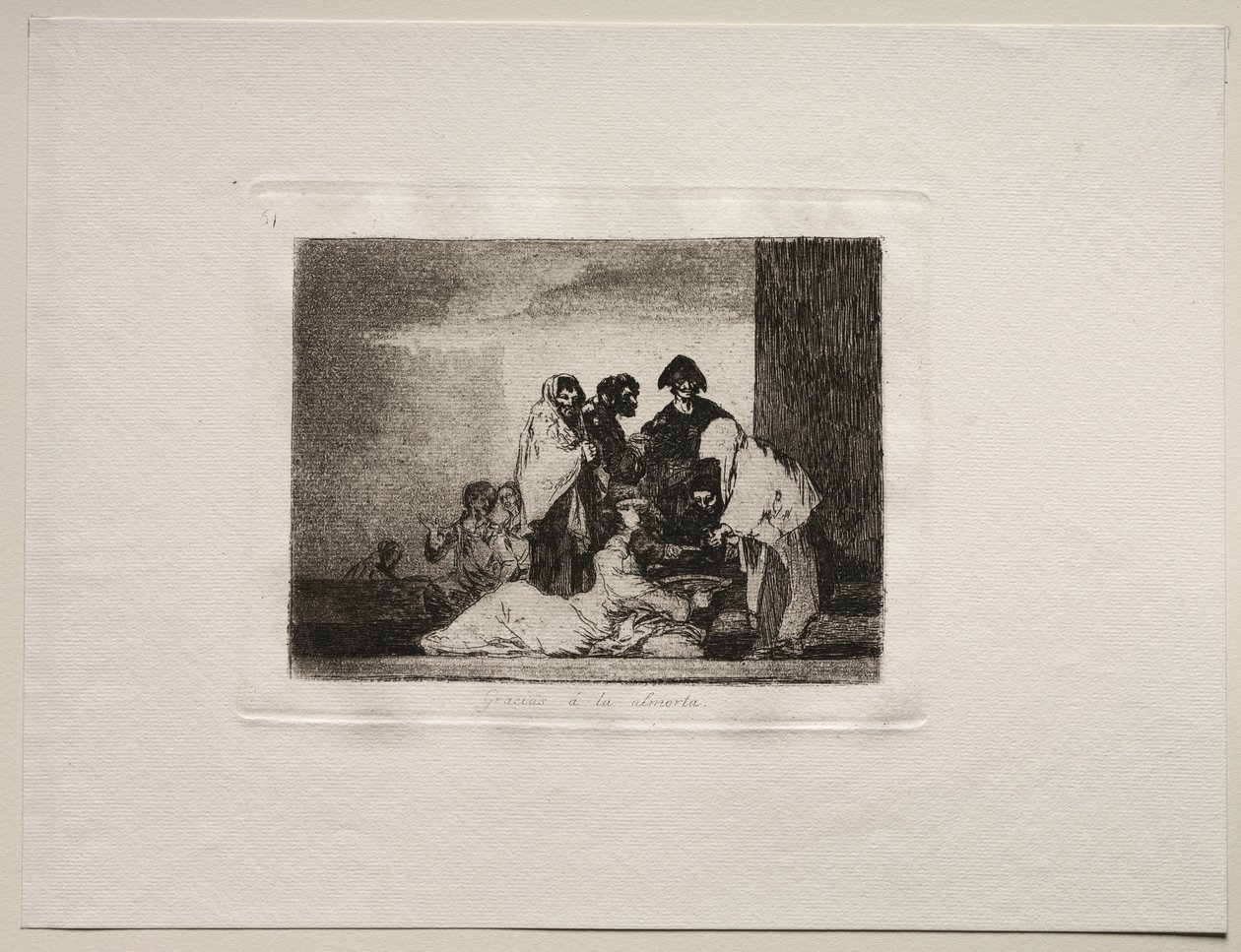 Os Horrores da Guerra: Graças ao Millet. de Francisco de Goya