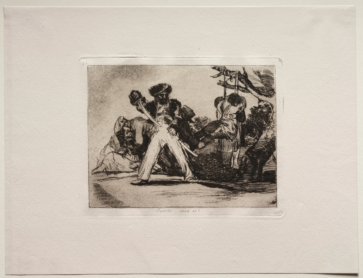 Os horrores da guerra: isso é difícil! de Francisco de Goya