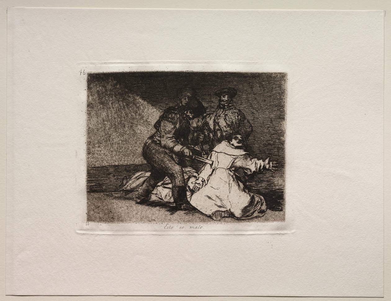 Os Horrores da Guerra: Isso é Ruim de Francisco de Goya
