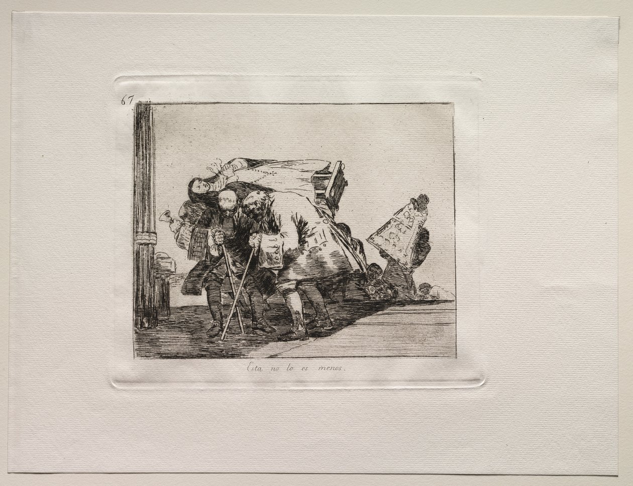Os horrores da guerra: isso não é menos assim de Francisco de Goya