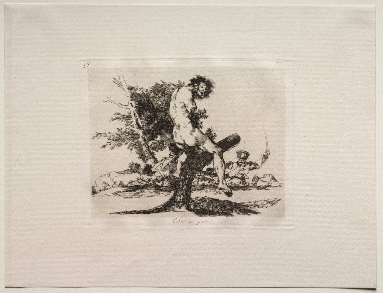 Os Horrores da Guerra: Isso é Pior de Francisco de Goya