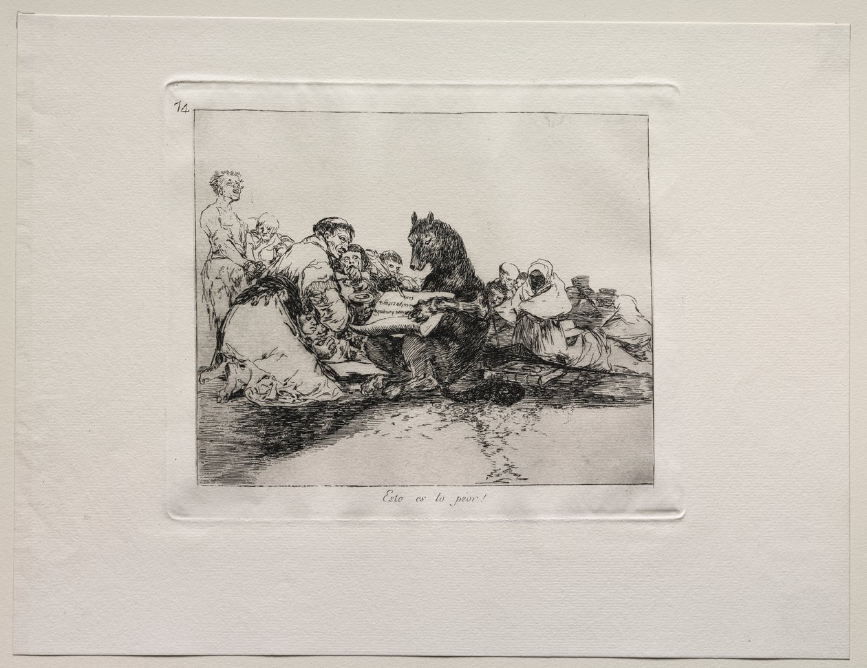Os Horrores da Guerra: Este é o pior de tudo! de Francisco de Goya
