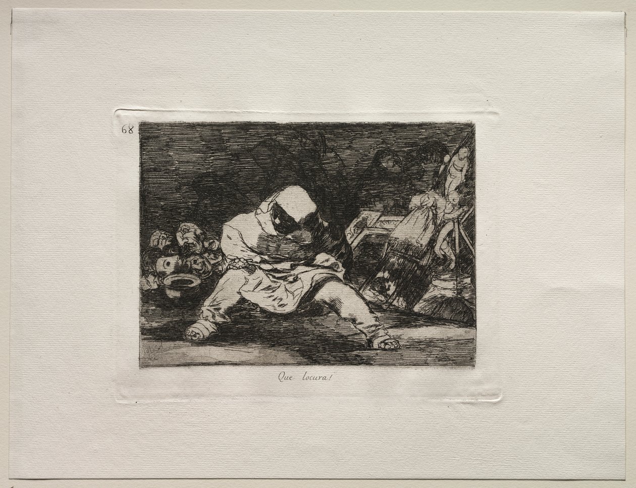 Os Horrores da Guerra: Que Loucura! de Francisco de Goya