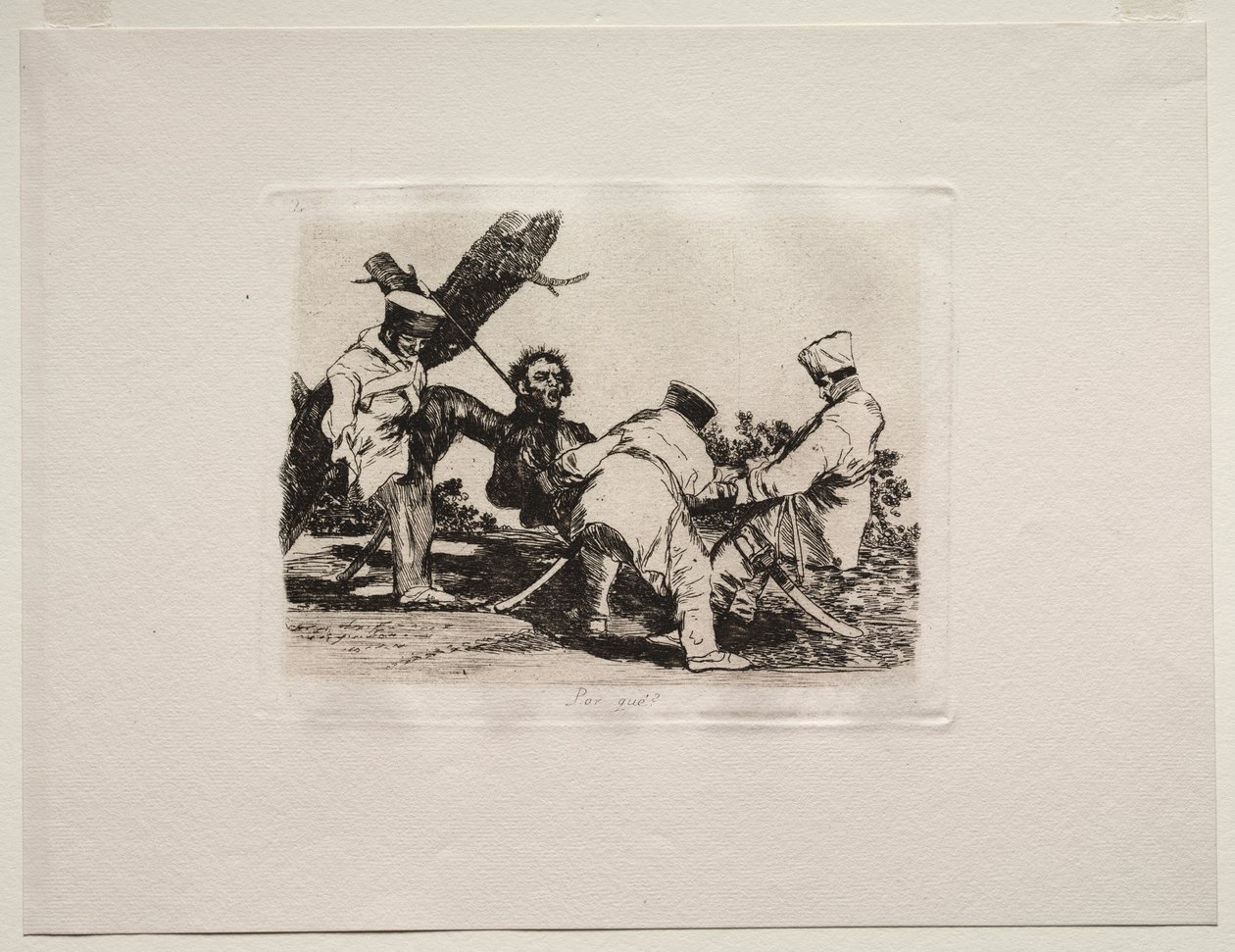 Os Horrores da Guerra: Por quê? de Francisco de Goya