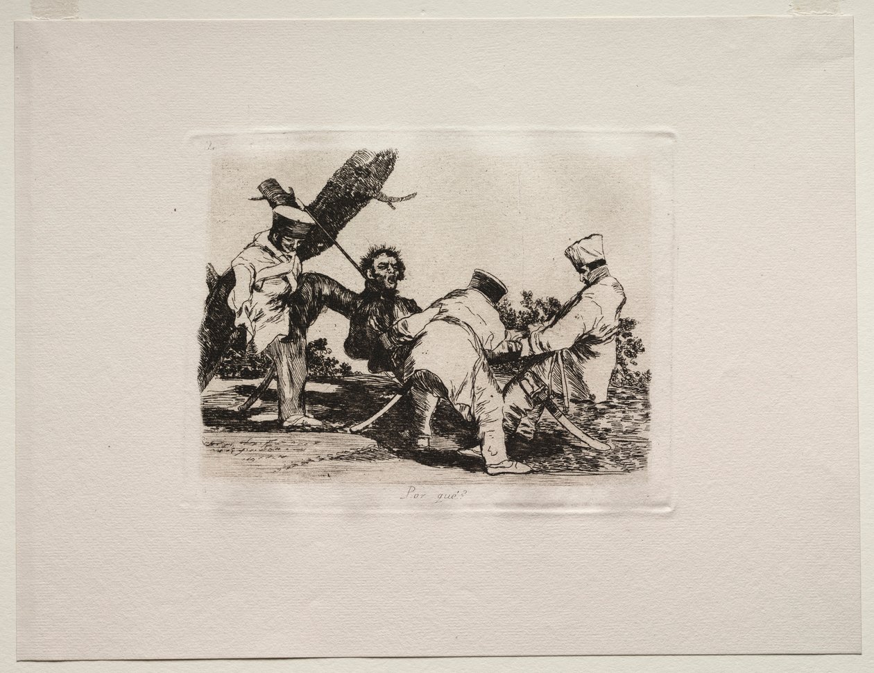 Os horrores da guerra: por quê. de Francisco de Goya