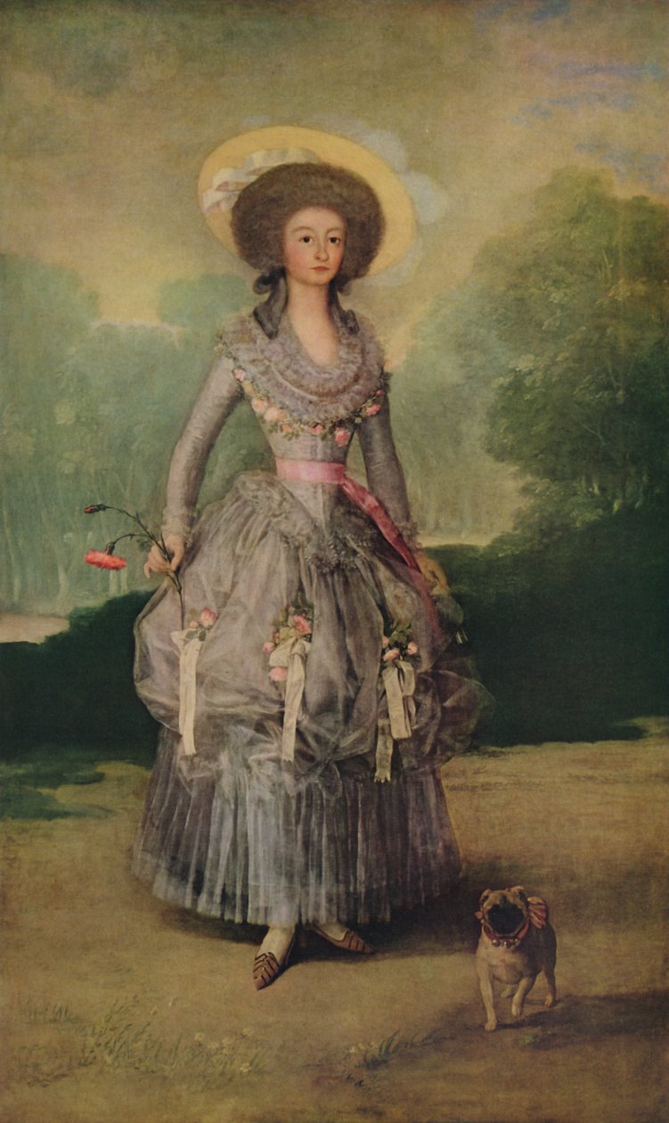 The Marquesa de Pontejos, c1786 de Francisco de Goya