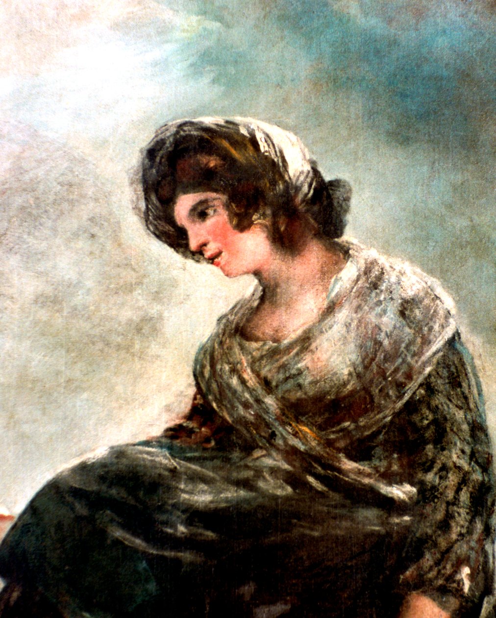 A Leiteira de Bordeaux, c1824. de Francisco de Goya