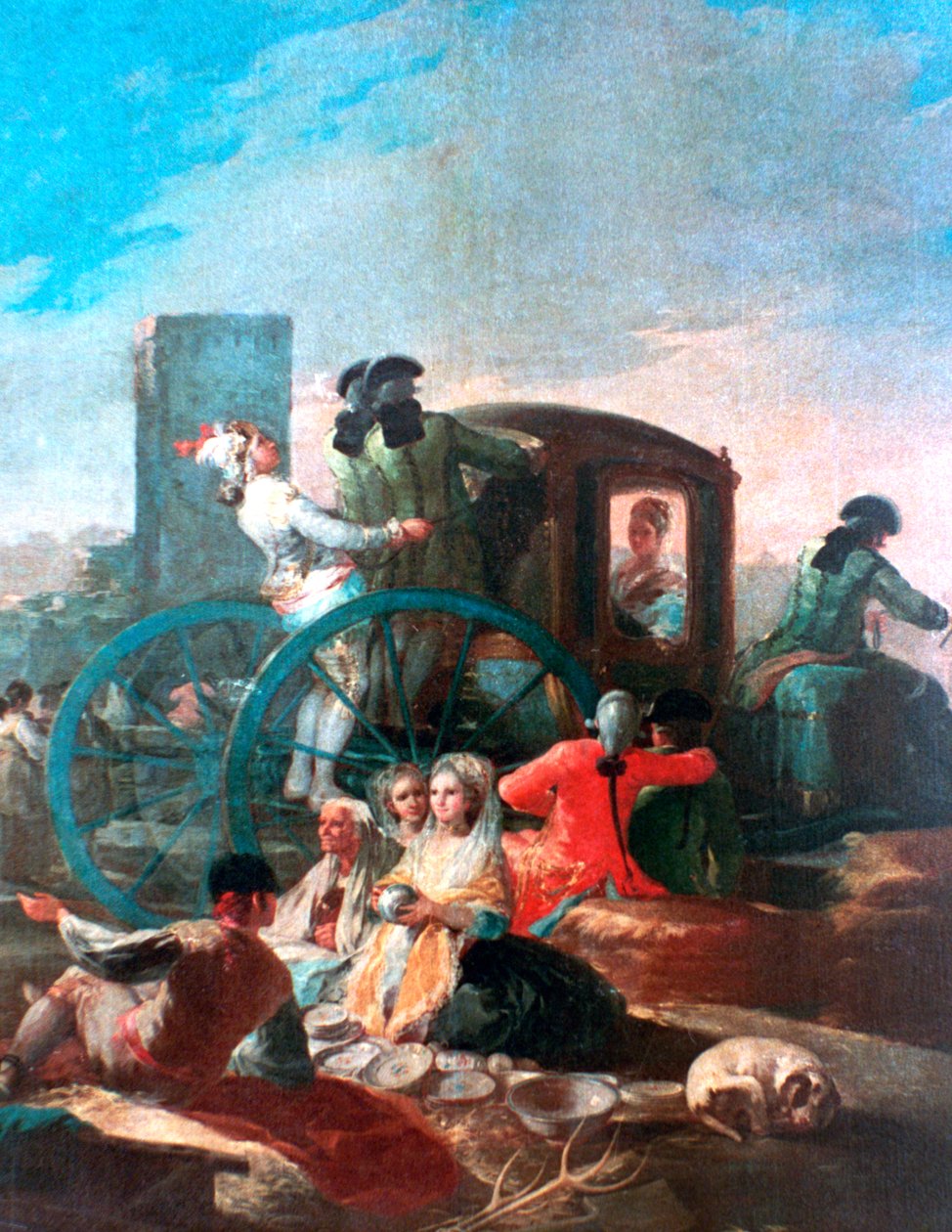 O vendedor de cerâmica, 1778 de Francisco de Goya