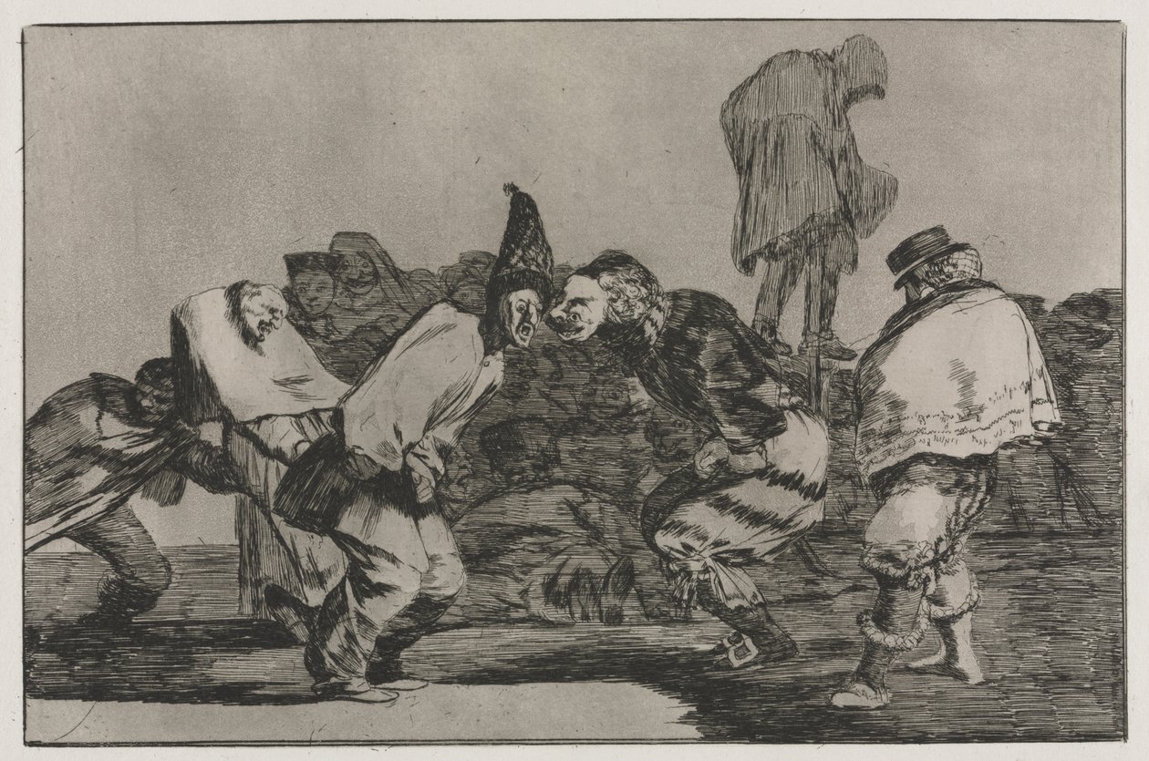 Os Provérbios: Loucura de Carnaval de Francisco de Goya