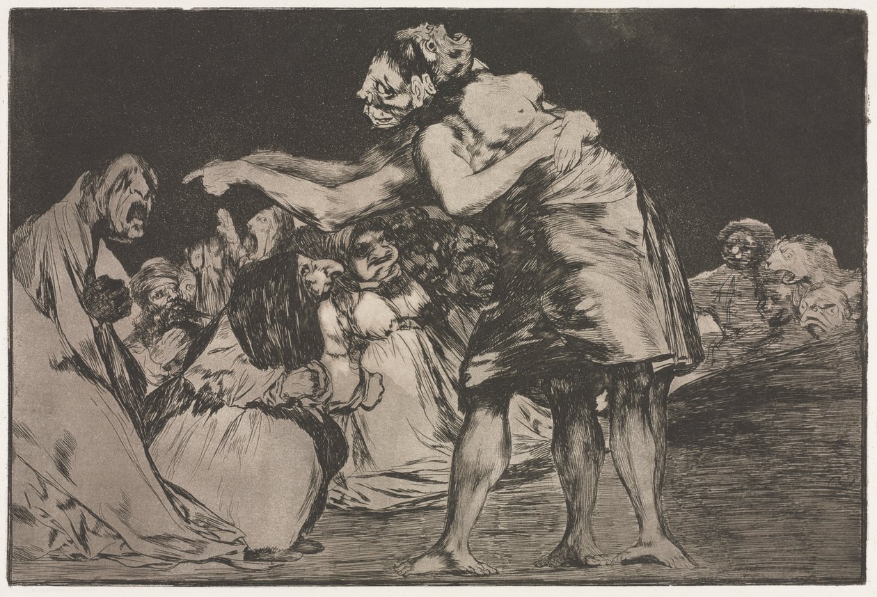 Os Provérbios: Loucura Matrimonial de Francisco de Goya