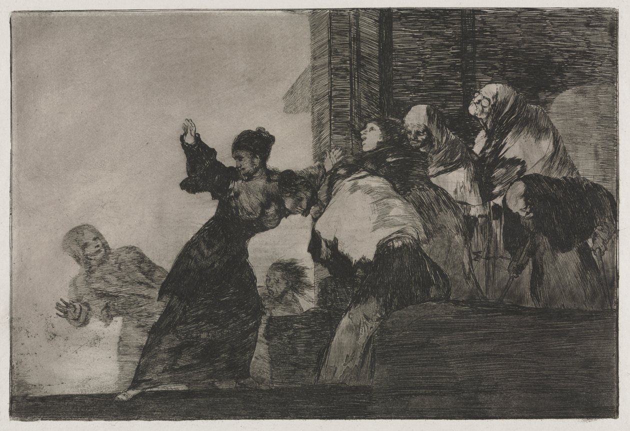 Os Provérbios: Pobre Loucura de Francisco de Goya
