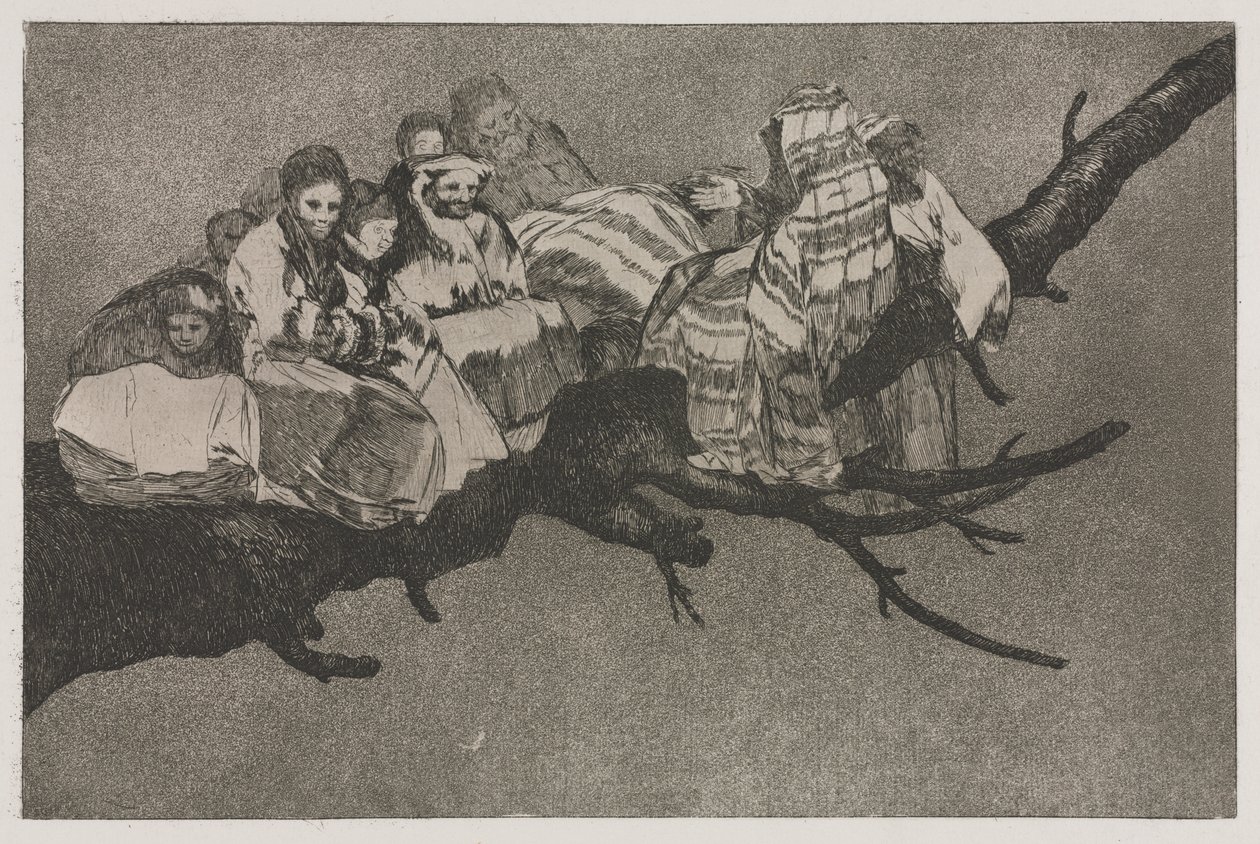 Os Provérbios: Loucura Ridícula de Francisco de Goya