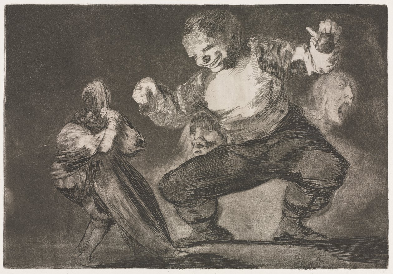 Os Provérbios: Simplório de Francisco de Goya