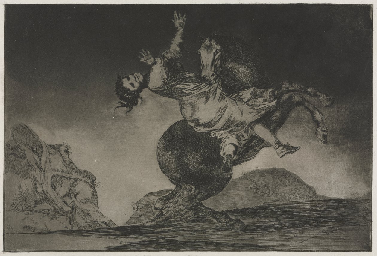 Os Provérbios: O Raptor de Cavalos de Francisco de Goya