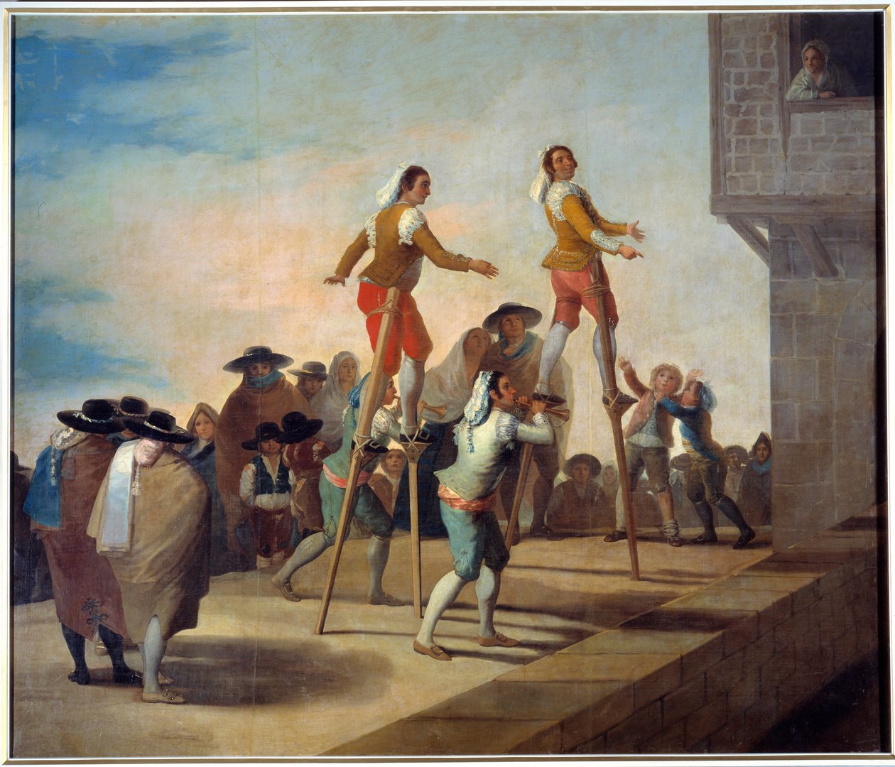 O couro cabeludo. Pintura de Francisco De Goya (1746-1828) de Francisco de Goya