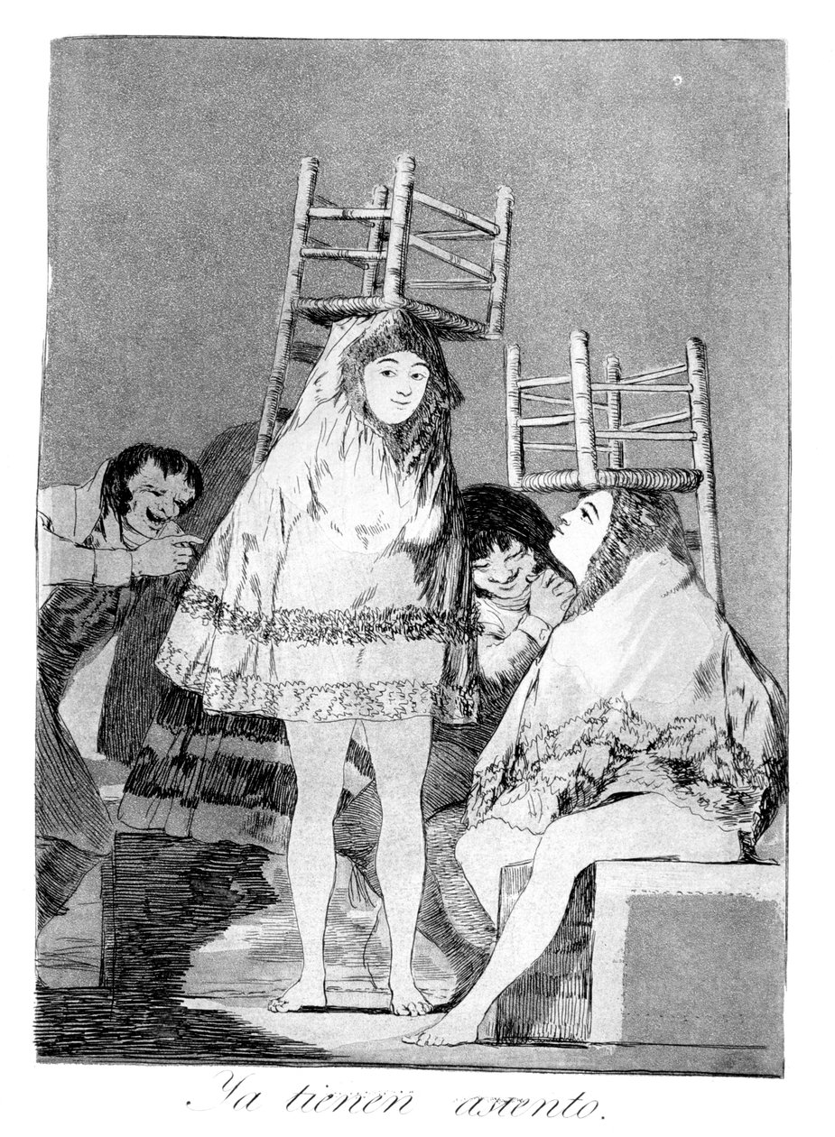 Eles já têm um assento, 1799 de Francisco de Goya