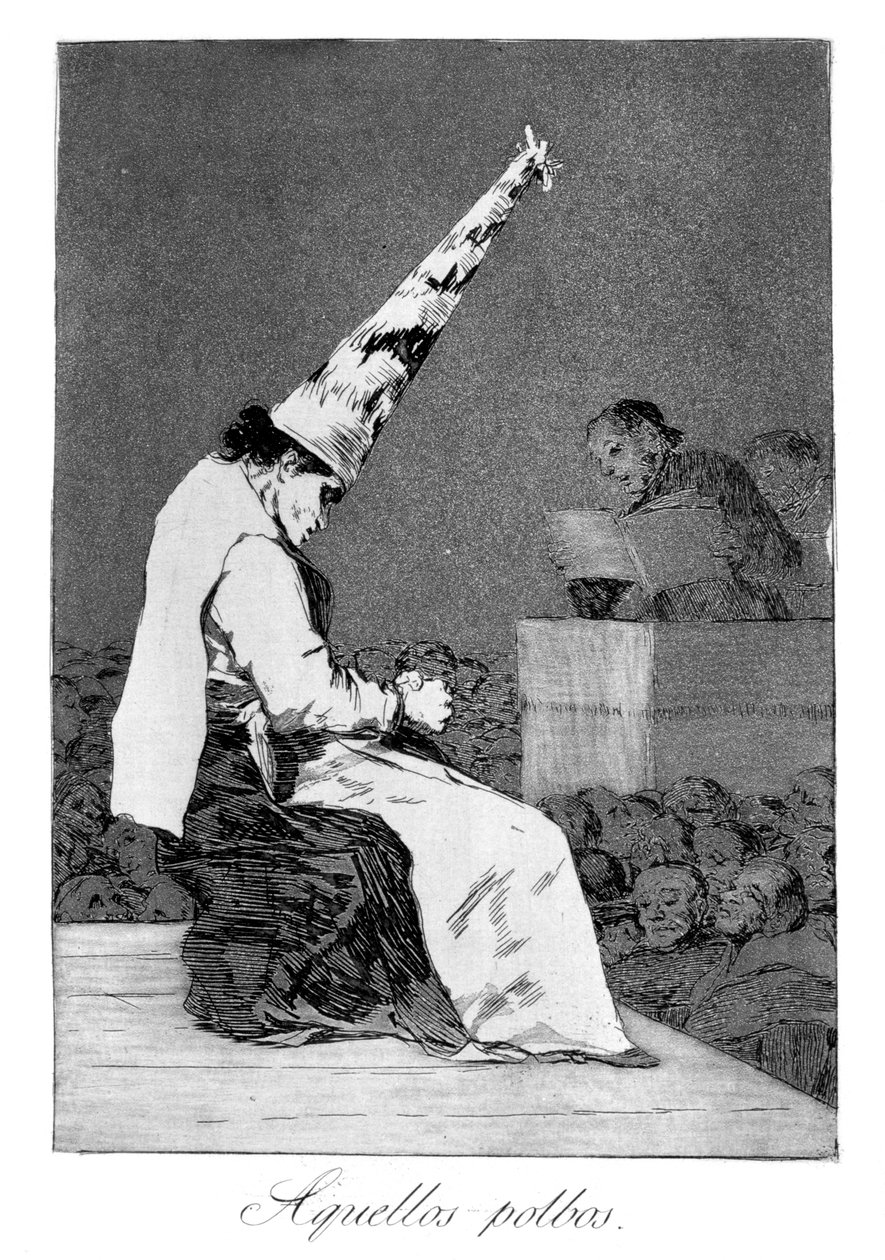 Aquelas partículas de poeira, Perrico, o aleijado, 1799 de Francisco de Goya