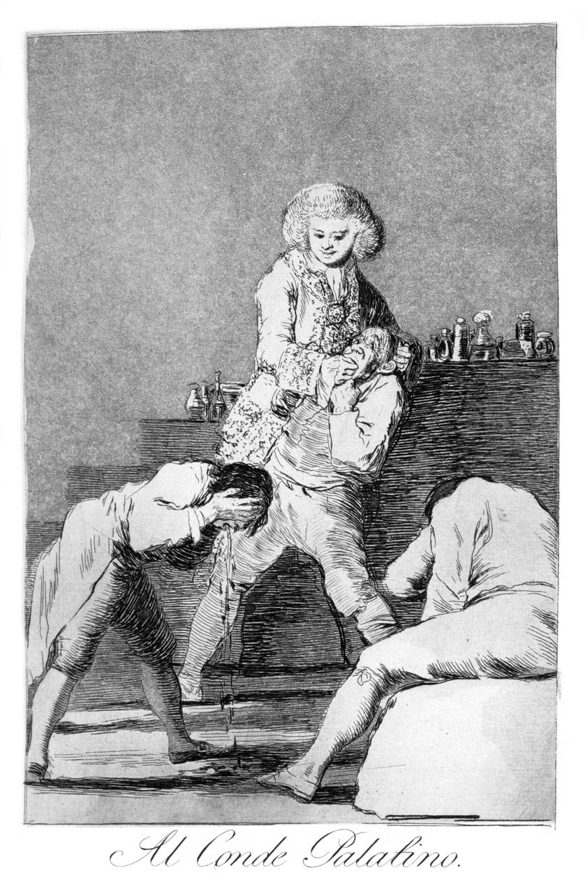 Ao Conde Palatino, 1799 de Francisco de Goya