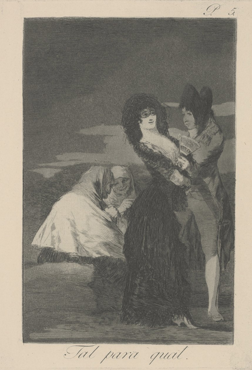 Two of a kind (Tal para Qual) de Francisco de Goya