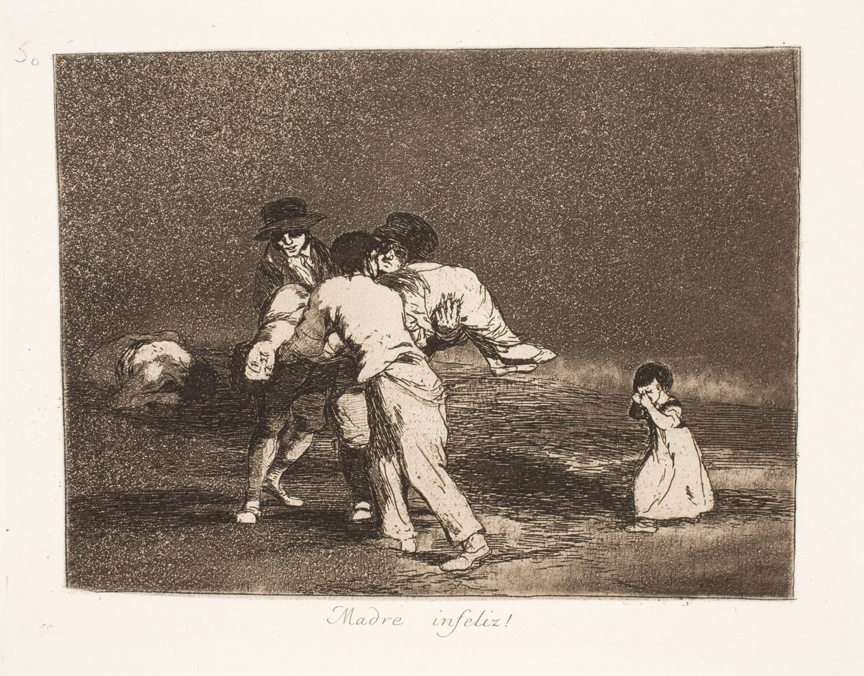 Mãe Infeliz (50) de Francisco de Goya