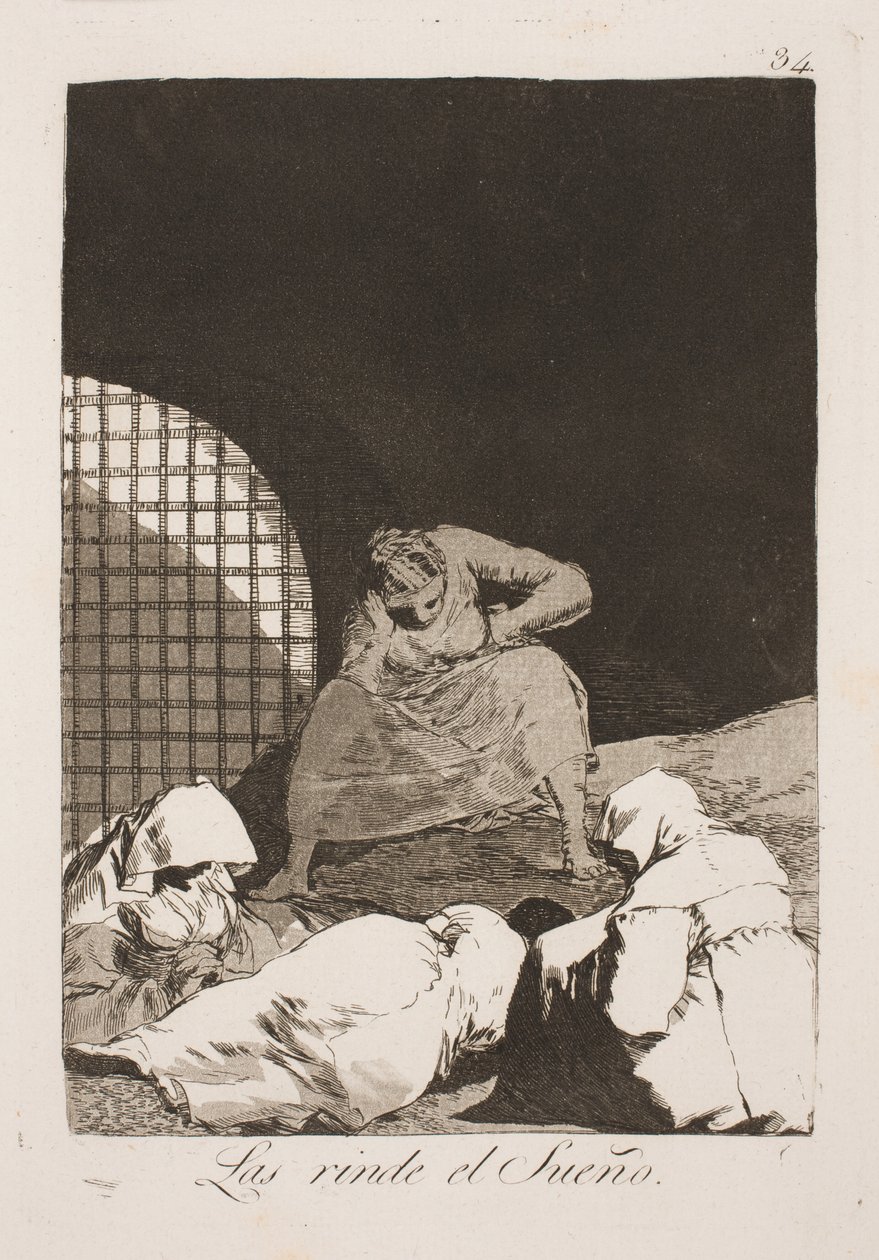 Não os acorde, o sono pode ser seu único conforto de Francisco de Goya