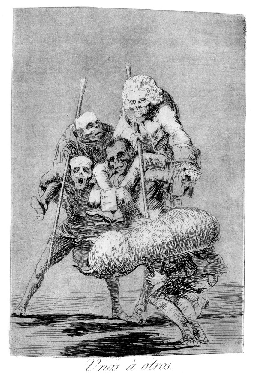 O que um faz para outro, 1799 de Francisco de Goya