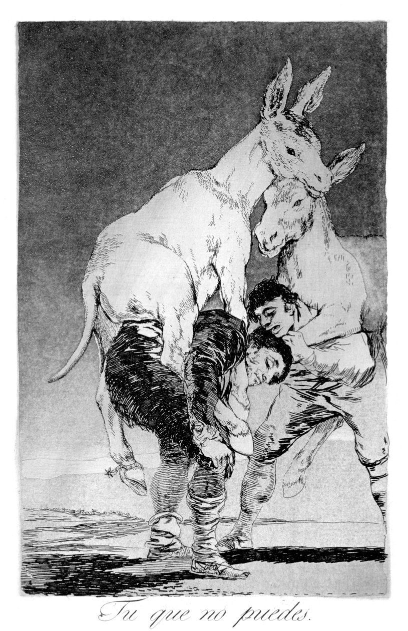 Você que não pode, 1799 de Francisco de Goya