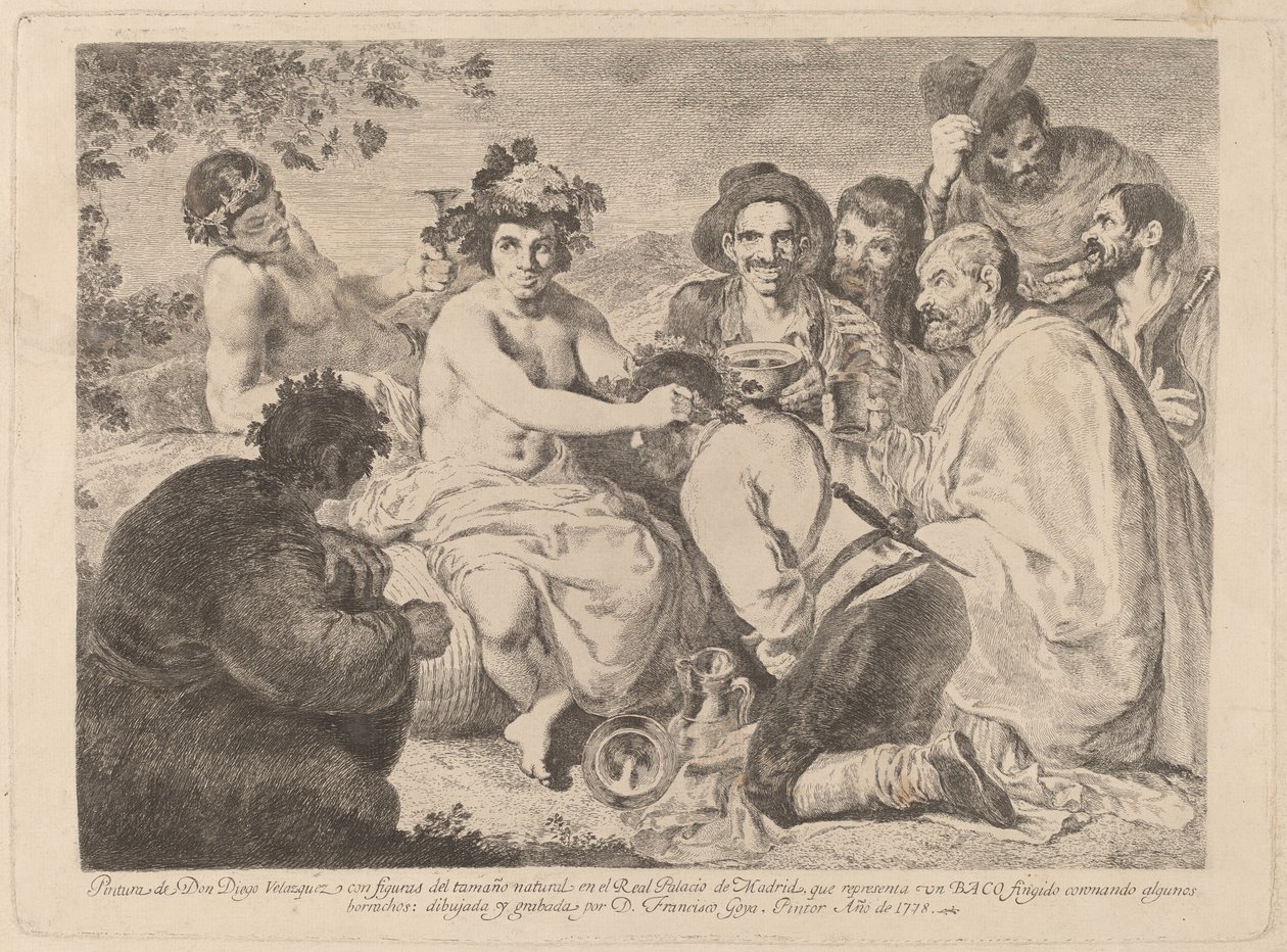 Ônibus (Baco) de Francisco de Goya after Diego Velázquez