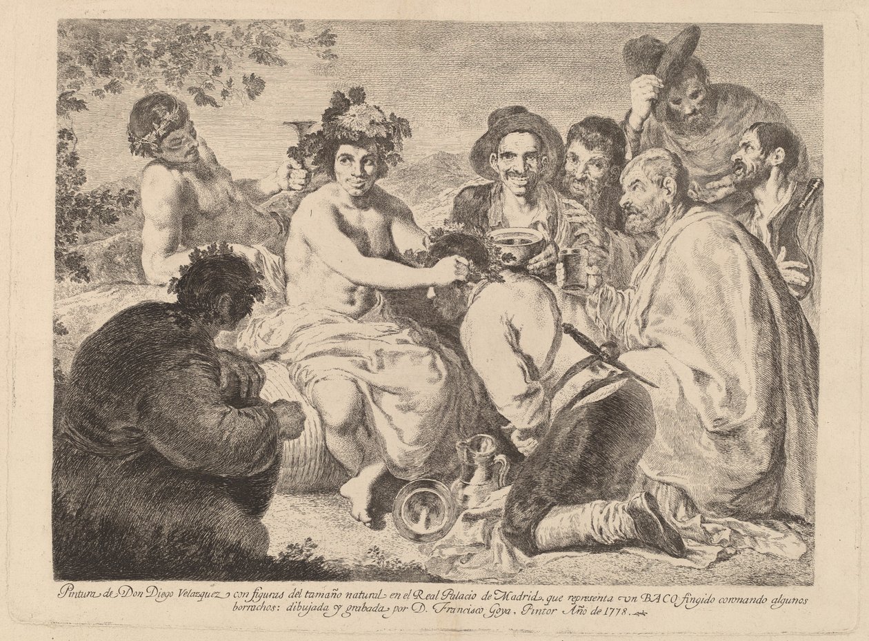 Ônibus (Baco) de Francisco de Goya after Diego Velázquez