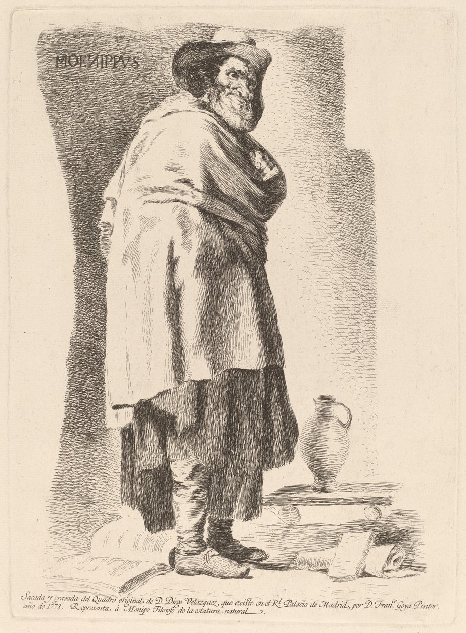 Moenippvs (Moenippus) de Francisco de Goya after Diego Velázquez