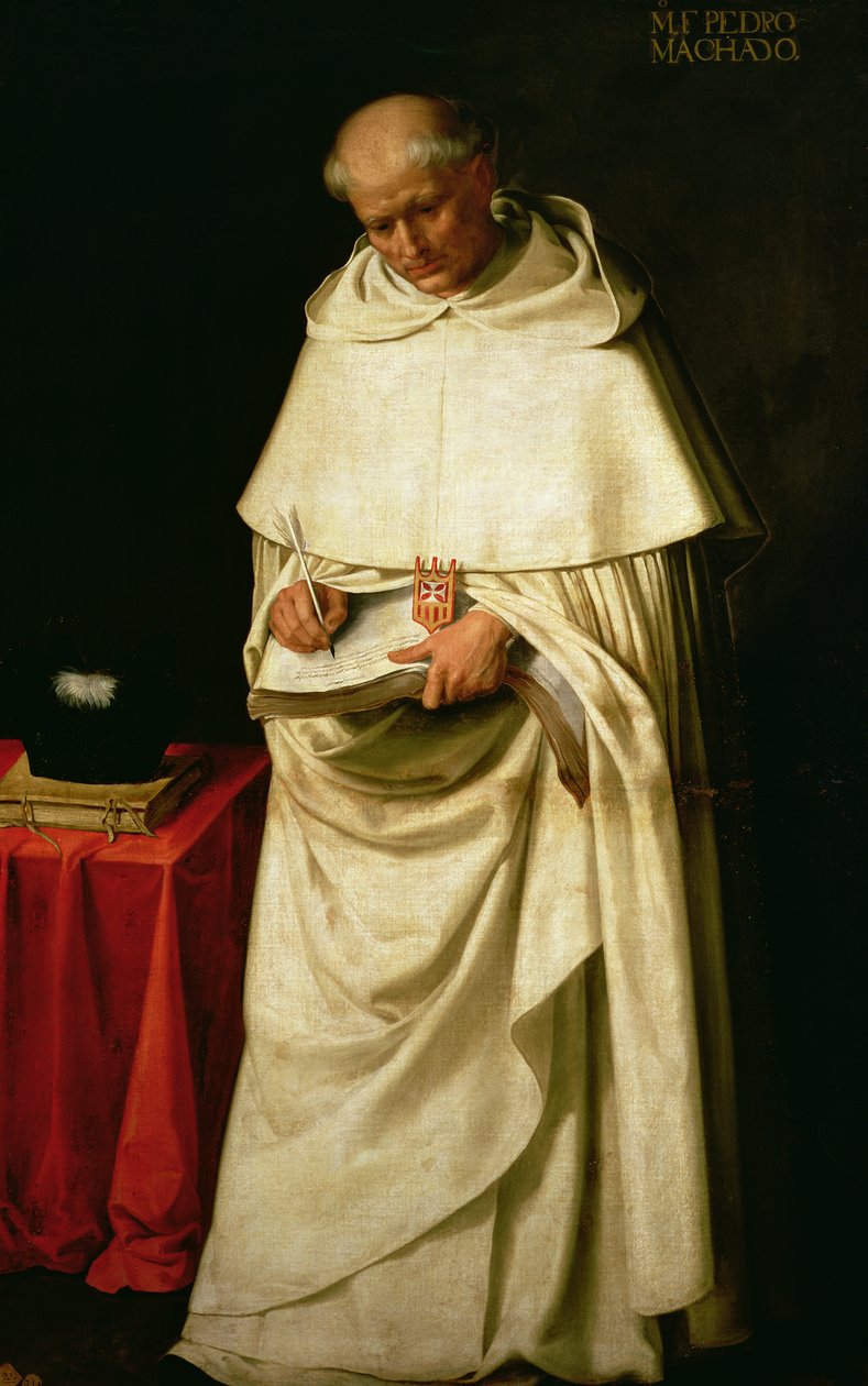 Irmão Pedro Machado (m.1604) (óleo sobre tela) de Francisco de Zurbaran