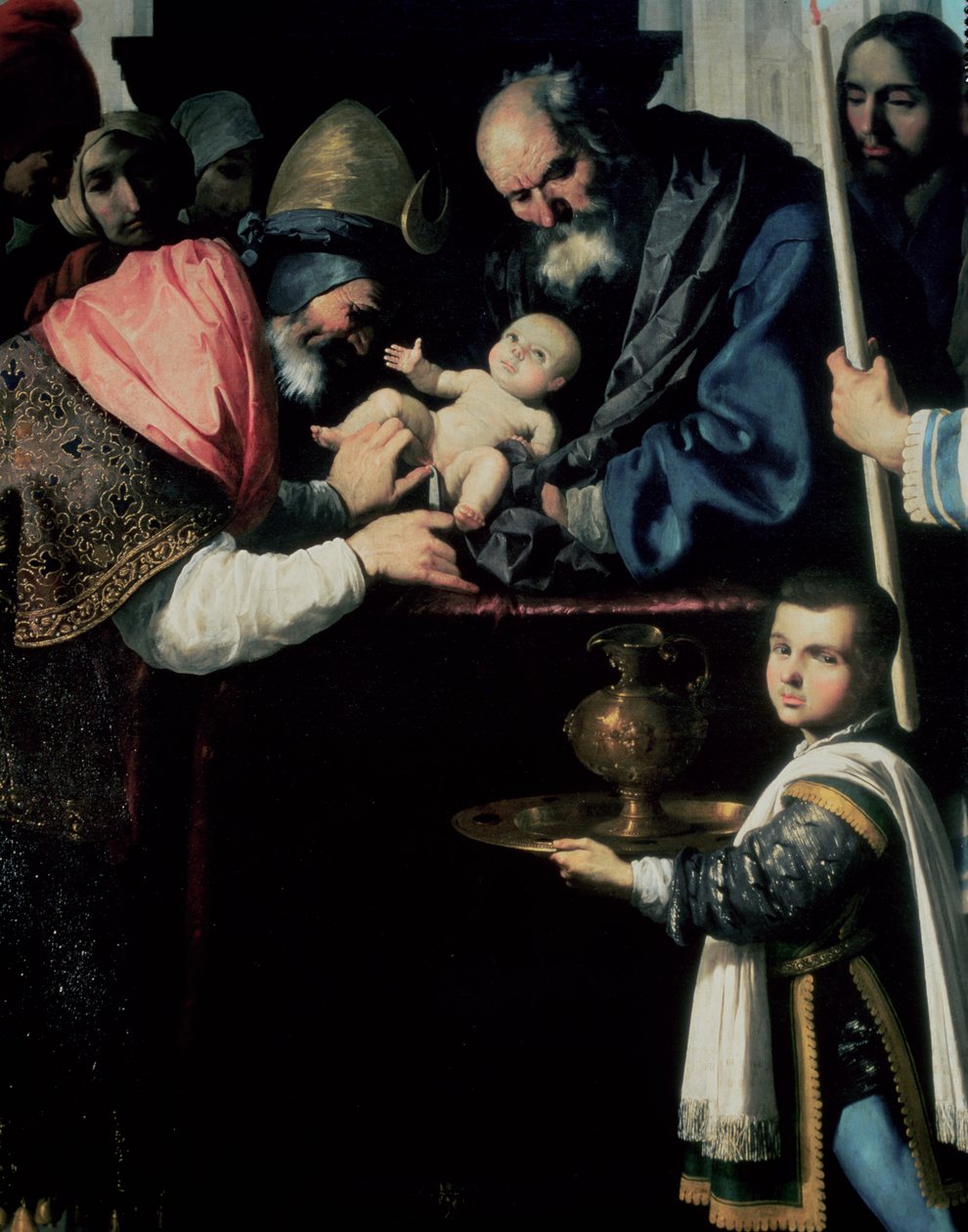 Circuncisão de Cristo (detalhe) de Francisco de Zurbaran