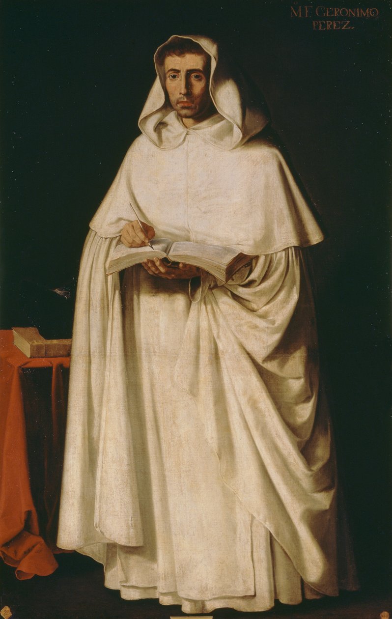Frei Jerónimo Perez, de Francisco de Zurbaran (1598-1664) de Francisco de Zurbaran