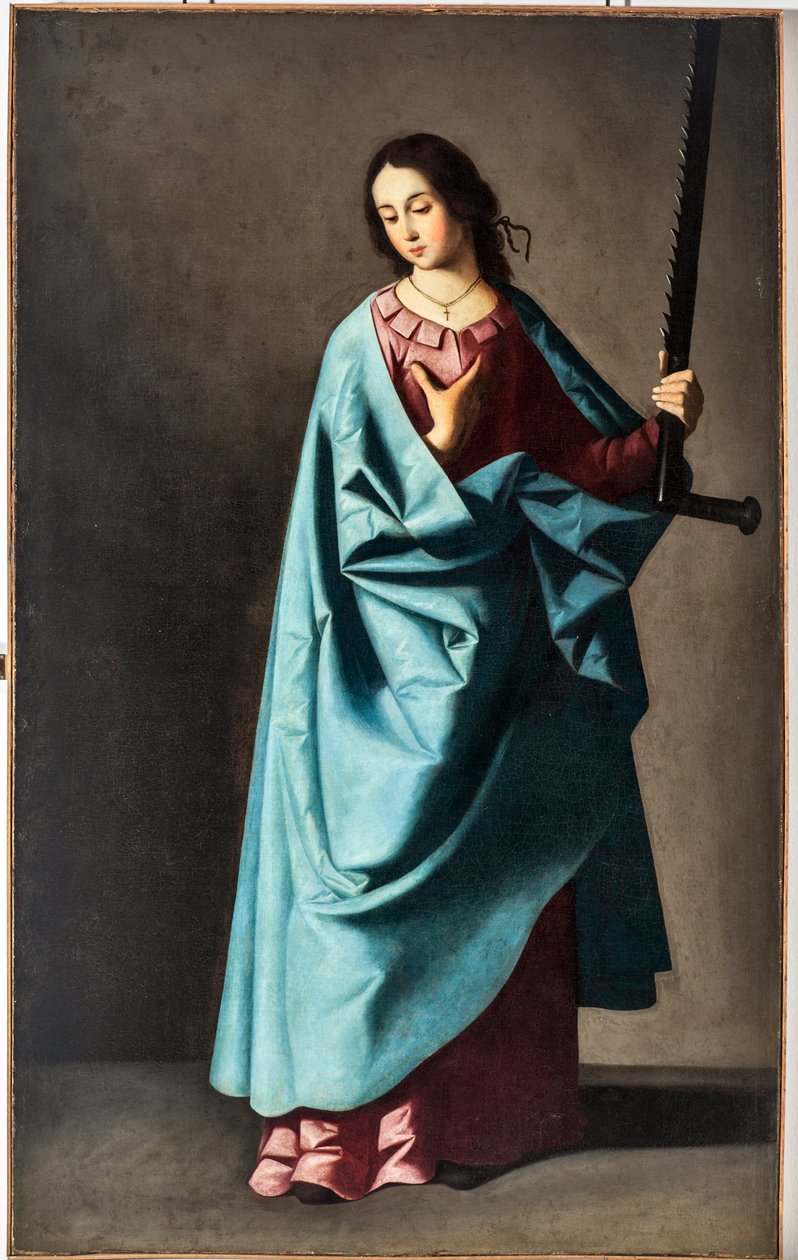 Grande Eufemia Mártir (óleo sobre tela de Francisco de Zurbaran