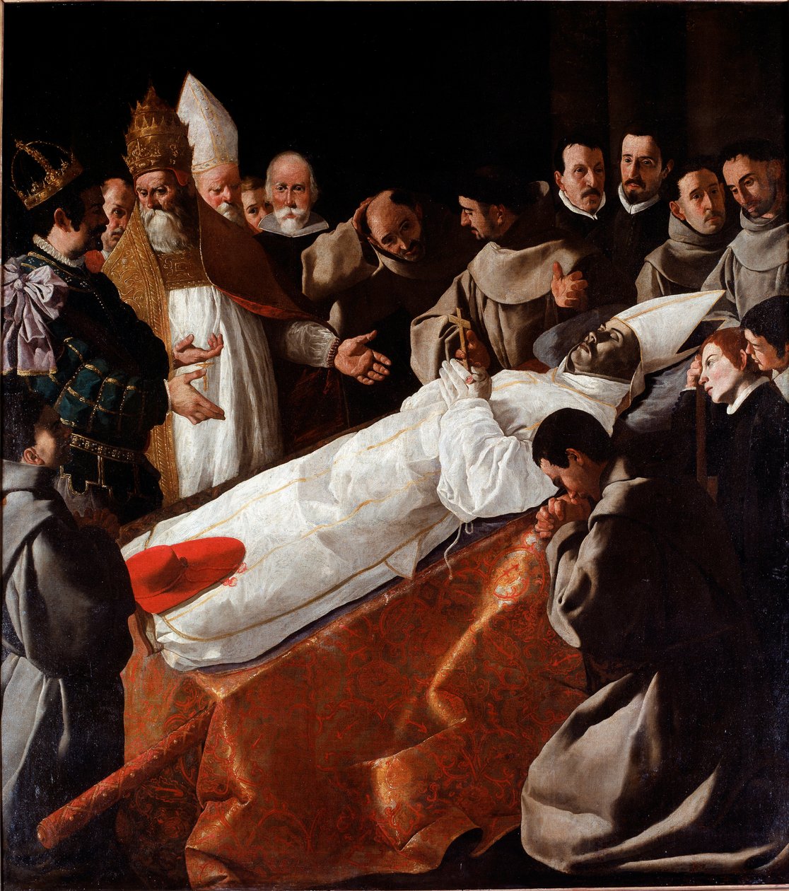 O Corpo de São Boaventura deitado no Estado de Francisco de Zurbaran