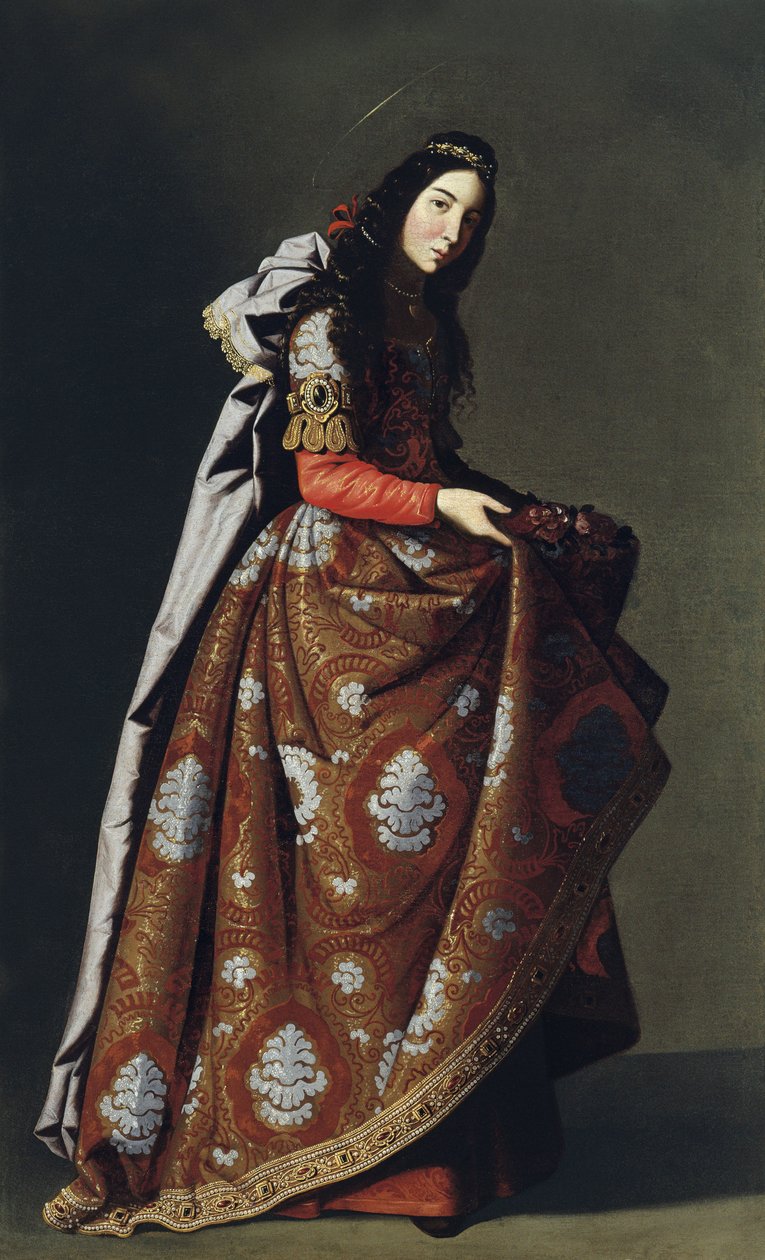 São Casilda de Toledo, ca 1630-1634 de Francisco de Zurbaran