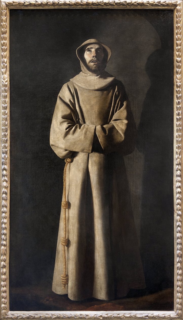 São Francisco de Assis. Os papas Nicolau V (1397-1455) e Sisto IV (1414-1484), tendo visitado a cripta funerária de São Francisco em Assis, contaram ter encontrado o corpo do santo não alternado pelo tempo, em pé, com os olhos erguidos ao céu, j de Francisco de Zurbaran