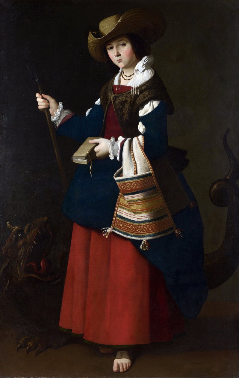 Santa Margarida, 1630-1634 de Francisco de Zurbaran