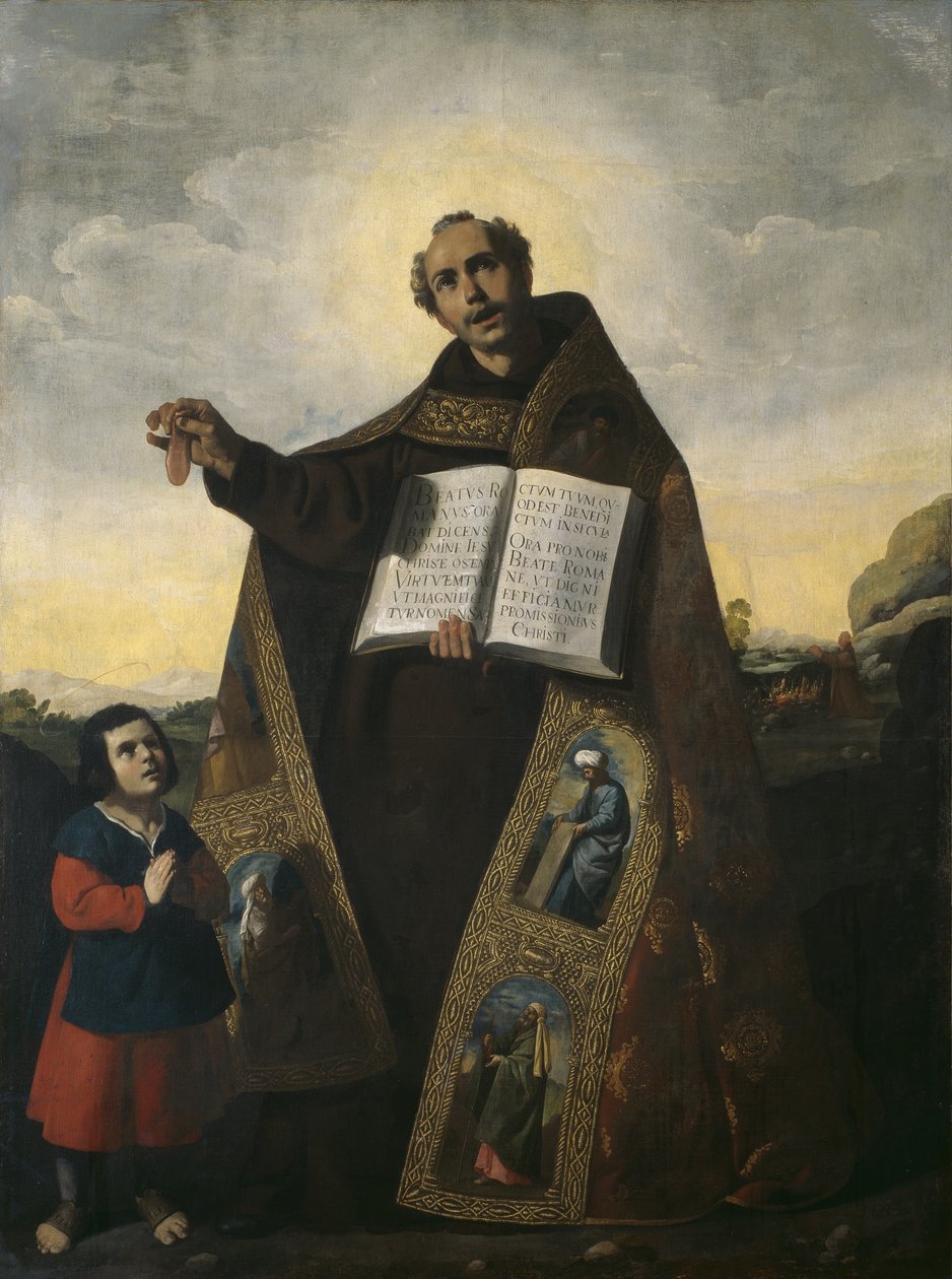 São Romano de Antioquia e São Barulas, 1638 de Francisco de Zurbaran