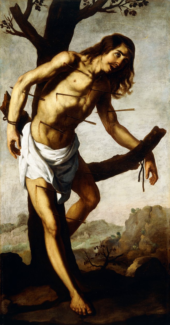 São Sebastião, c.1640-50 de Francisco de Zurbaran