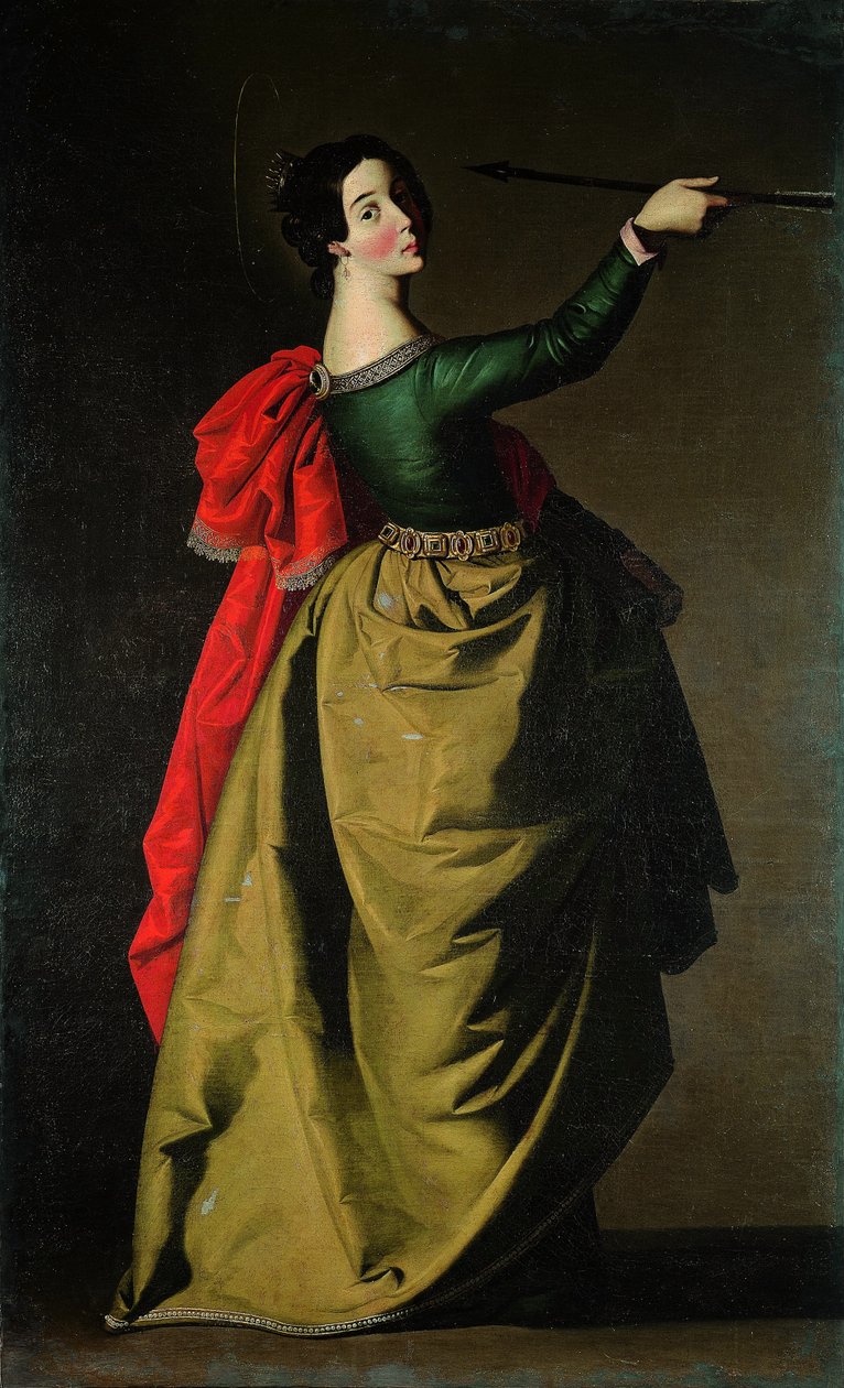 Santa Úrsula, 1635-1640 de Francisco de Zurbaran