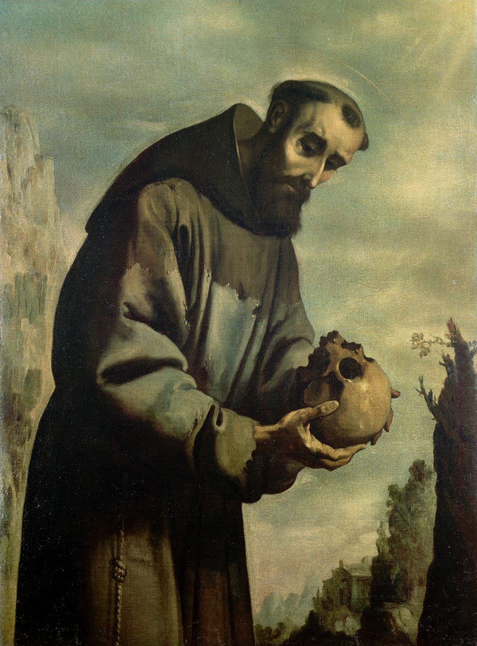 São Francisco em Meditação de Francisco de Zurbaran