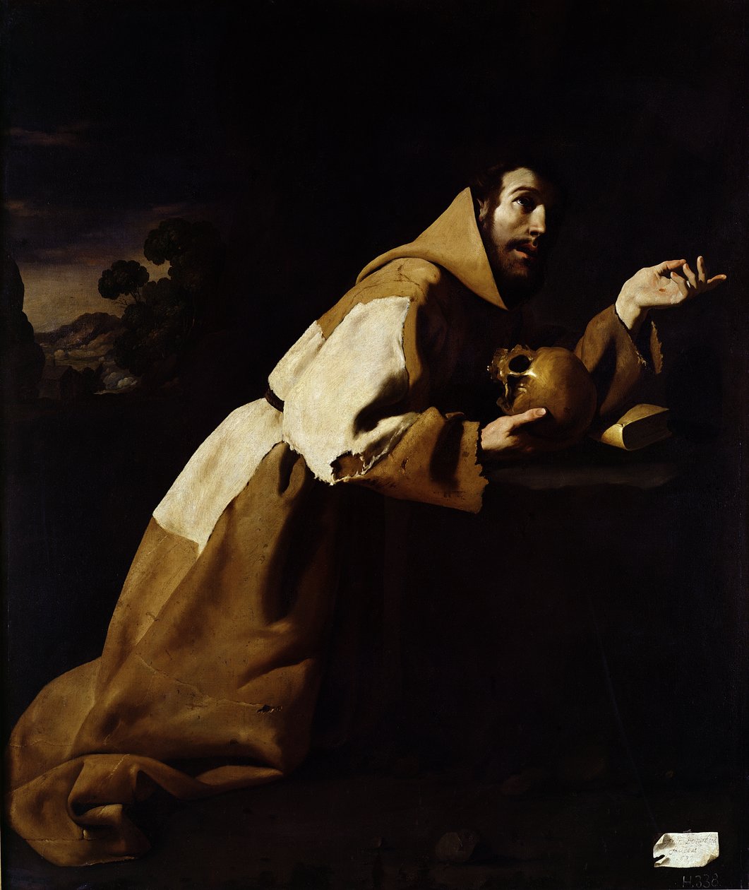 São Francisco em Meditação, 1639 de Francisco de Zurbaran