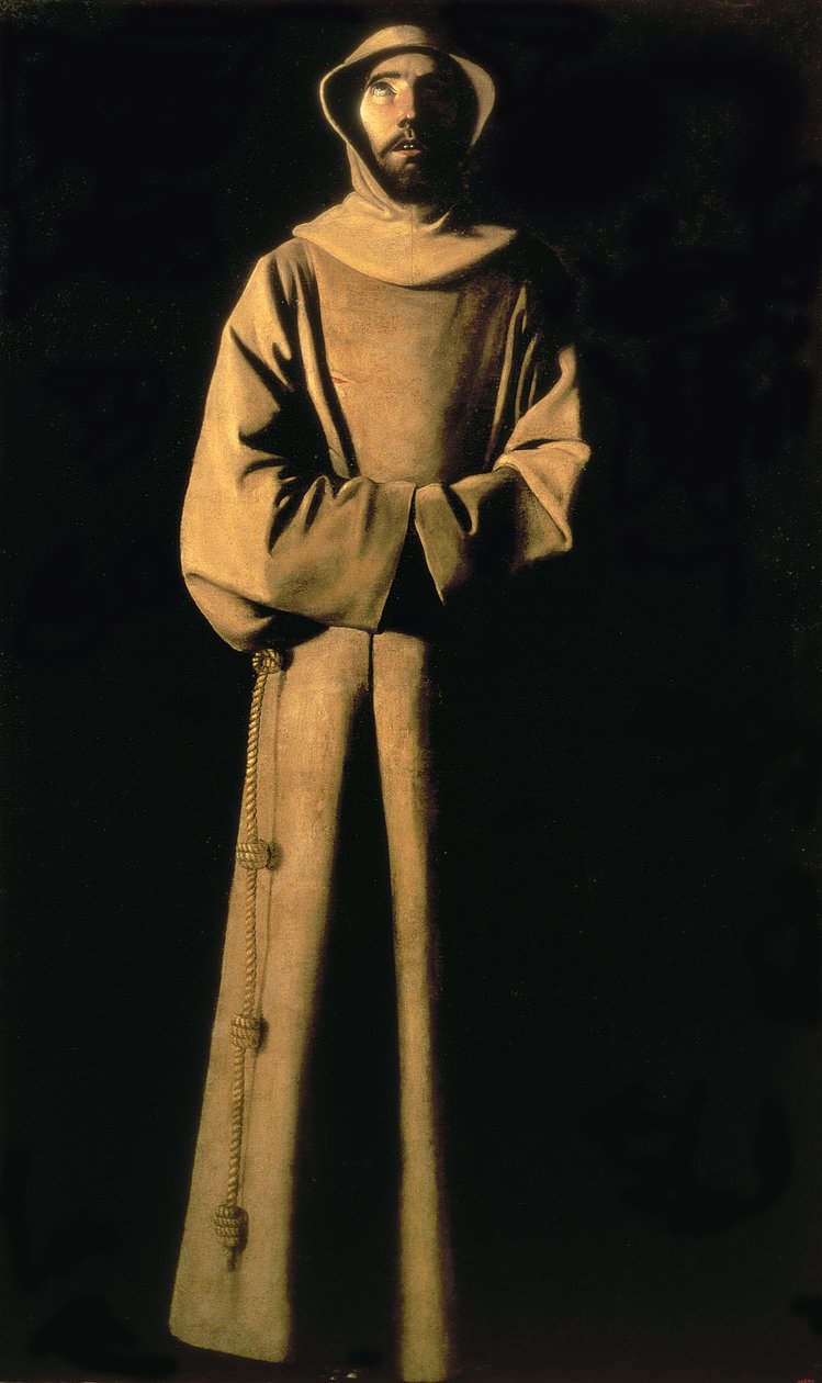 São Francisco de Assis, c.1640 (óleo sobre tela) de Francisco de Zurbaran