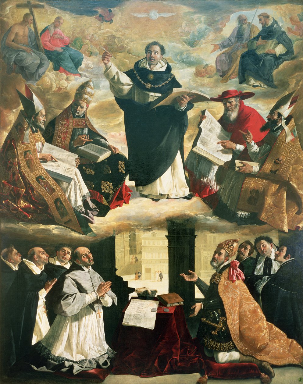 A Apoteose de São Tomás de Aquino de Francisco de Zurbaran