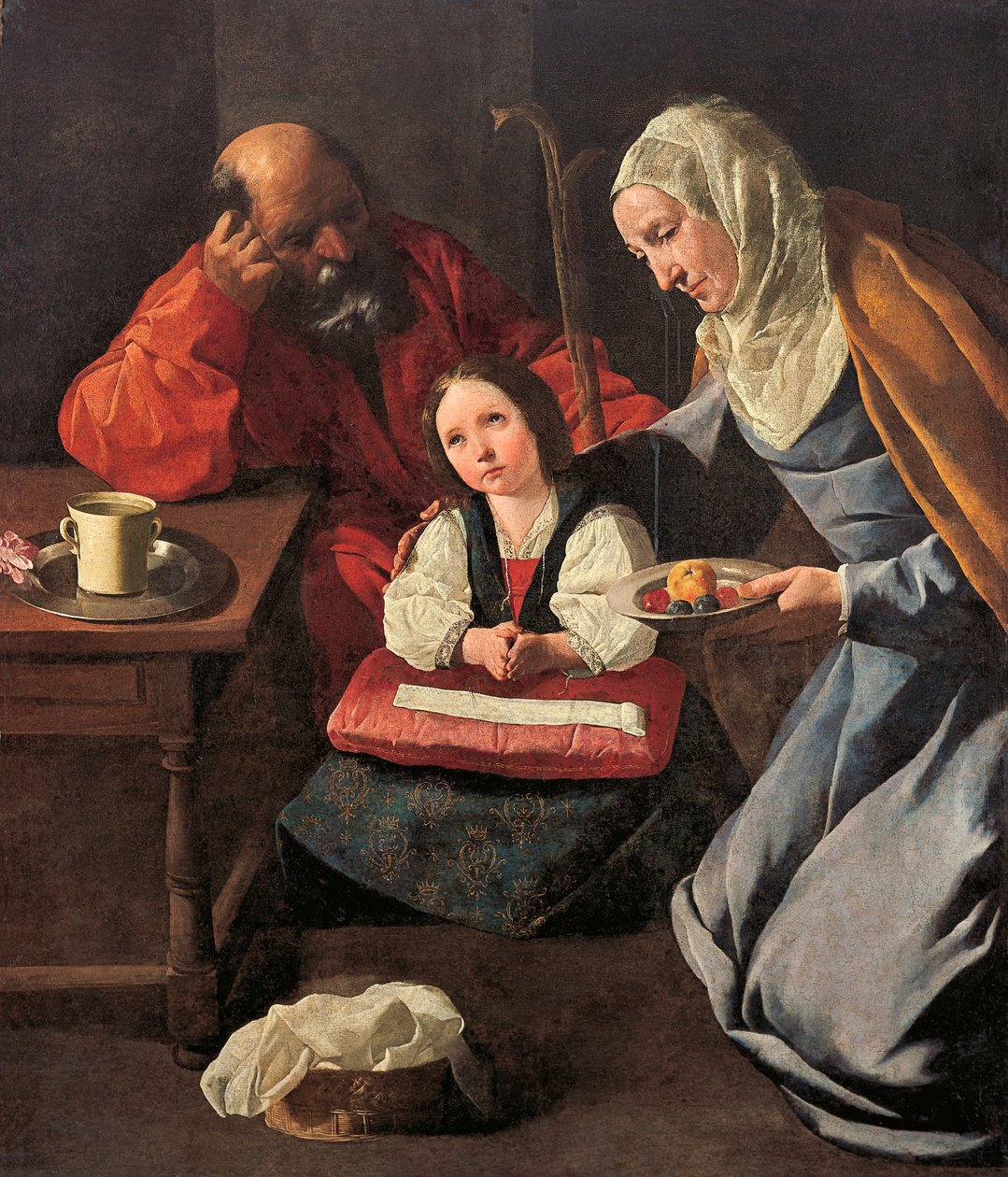 The Childhood of the Virgin, de Zurbaran, Francisco, de (1598-1664). Óleo sobre tela de Francisco de Zurbaran