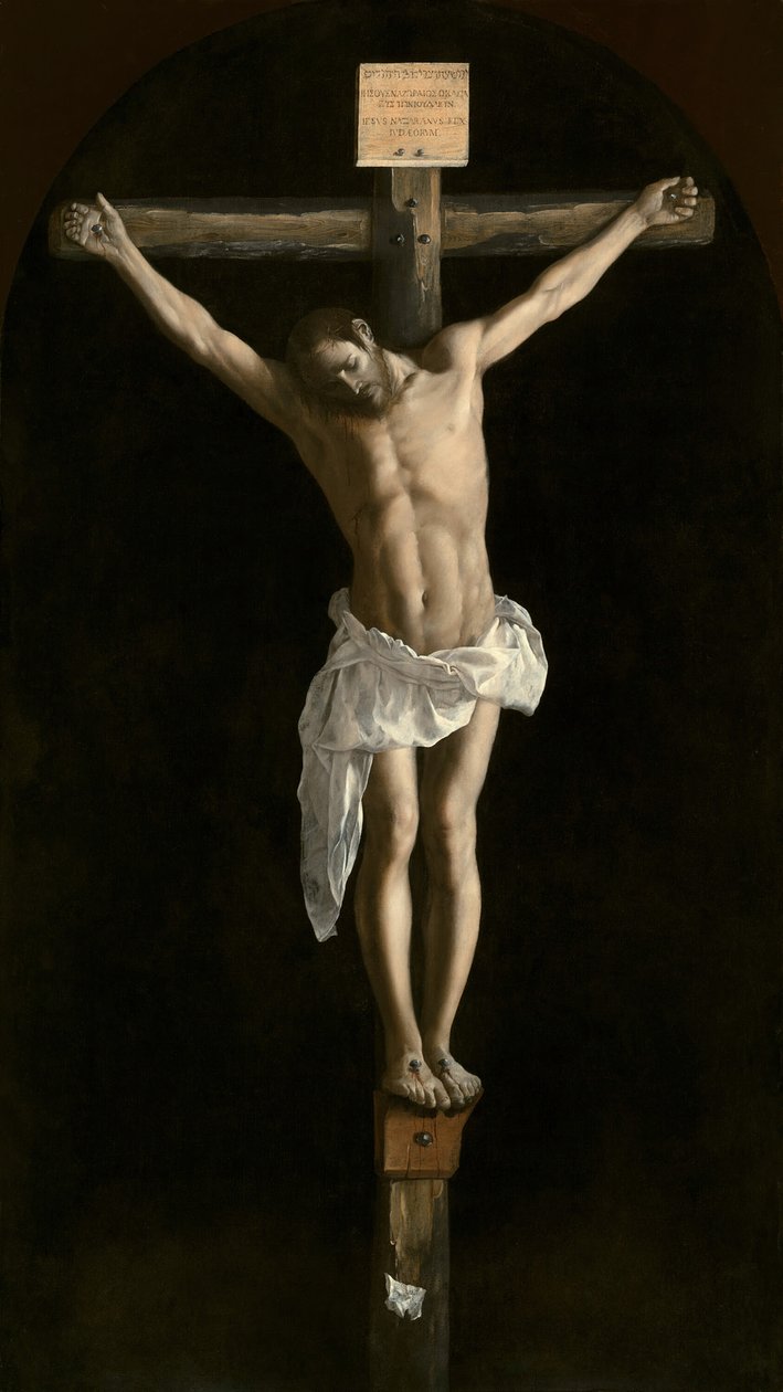 A Crucificação, 1627. de Francisco de Zurbaran
