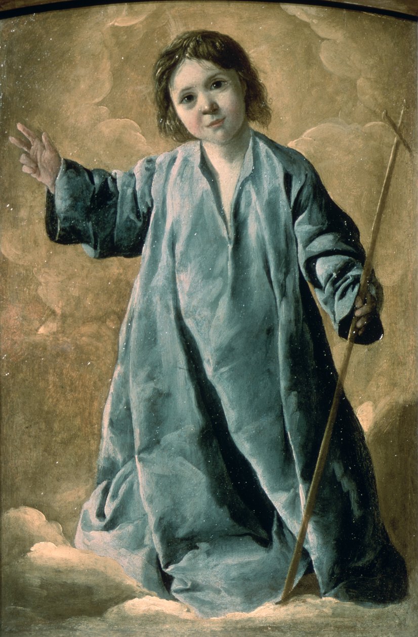 O Menino Jesus (óleo sobre tela) de Francisco de Zurbaran