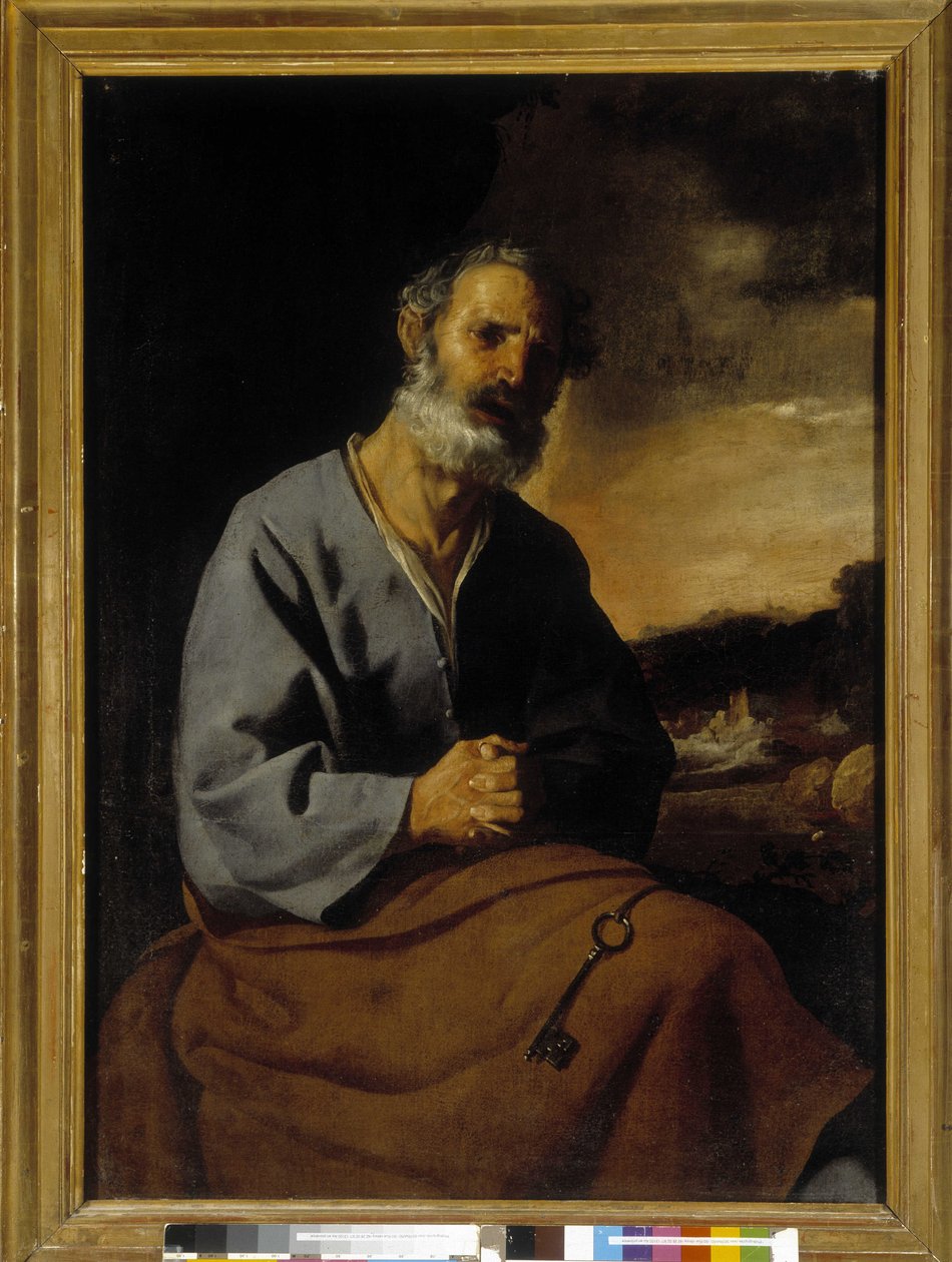 O arrependimento de São Pedro (óleo sobre tela) de Francisco de Zurbaran